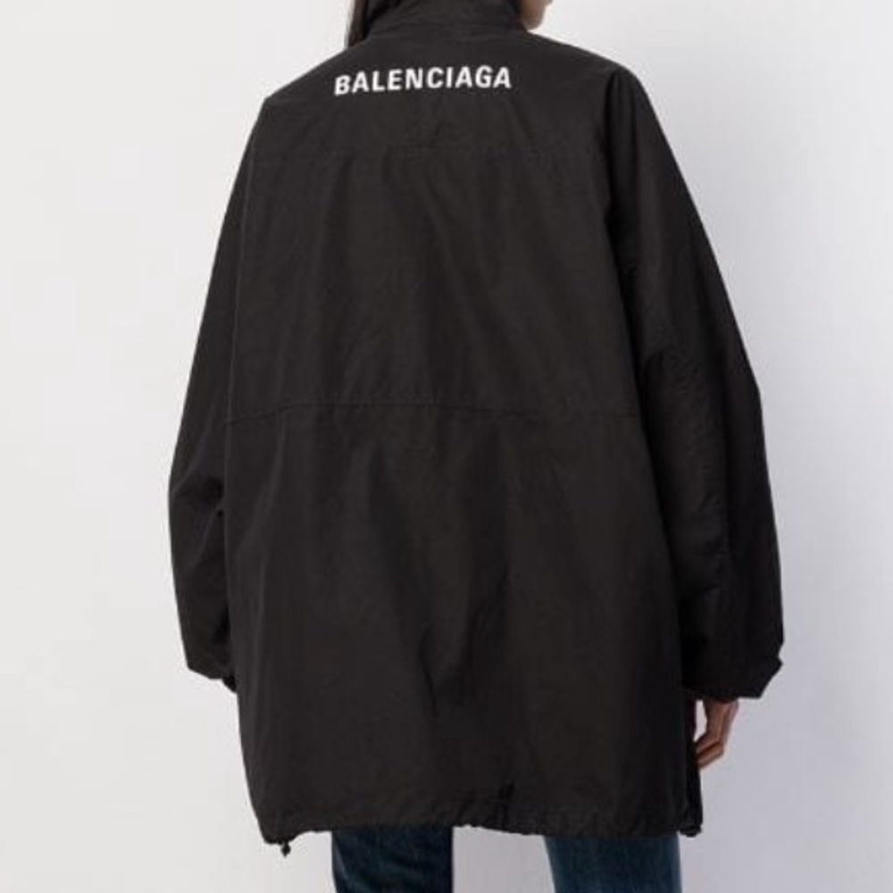 Balenciaga Men’s Black All over logo zip jacket - Picture 5 of 7